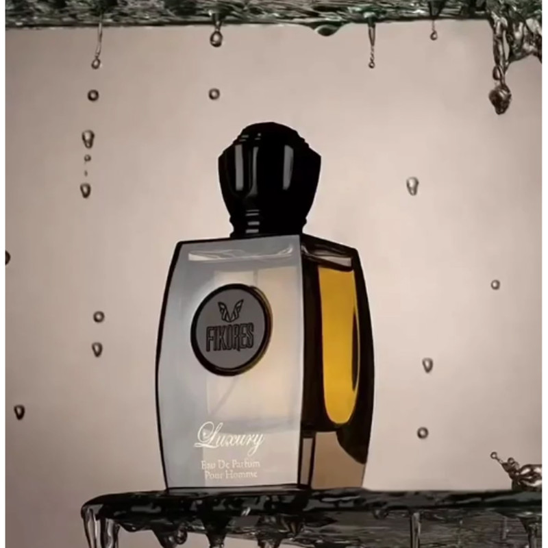 ادو پرفیوم مردانه فیکورس مدل Luxury Black حجم 80 میلی لیتر