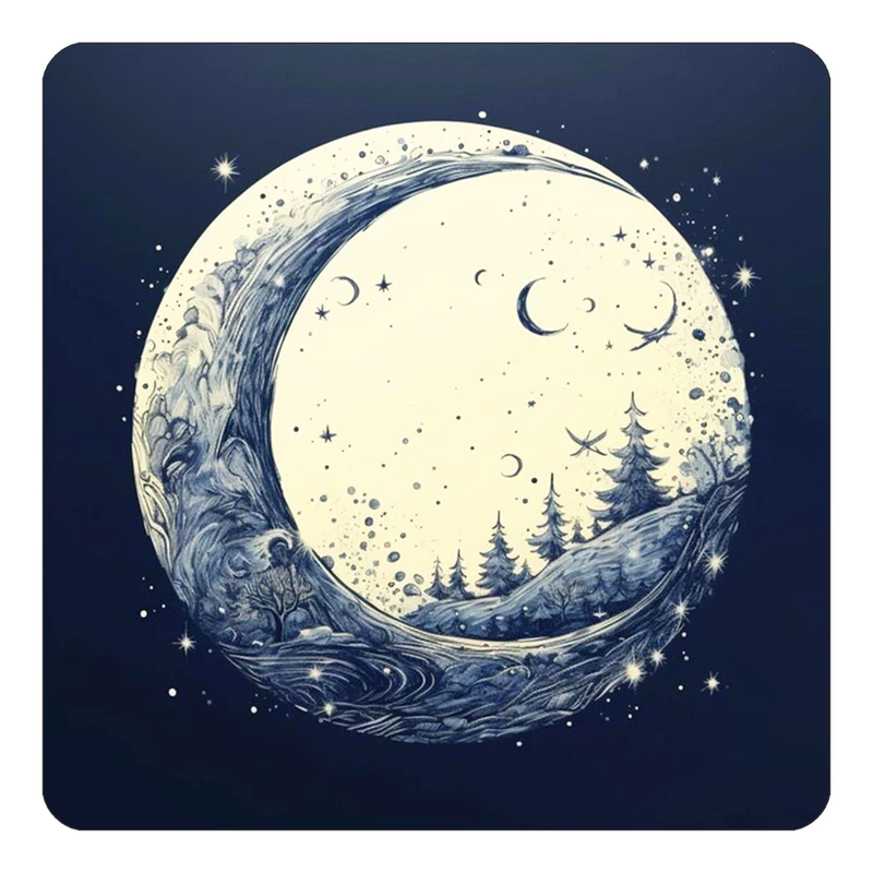 مگنت کاکتی طرح ماه و ستاره مدل mp54112