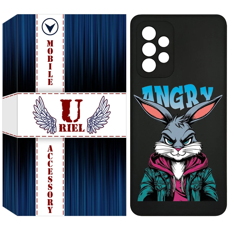 کاور یوریل قاب مدل KSH کد 51 طرح خرگوش مناسب برای گوشی موبایل سامسونگ Galaxy A72