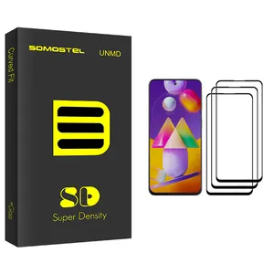 Somastel SD Glass Screen Protector For Samsung Galaxy M31s Pack Of 3