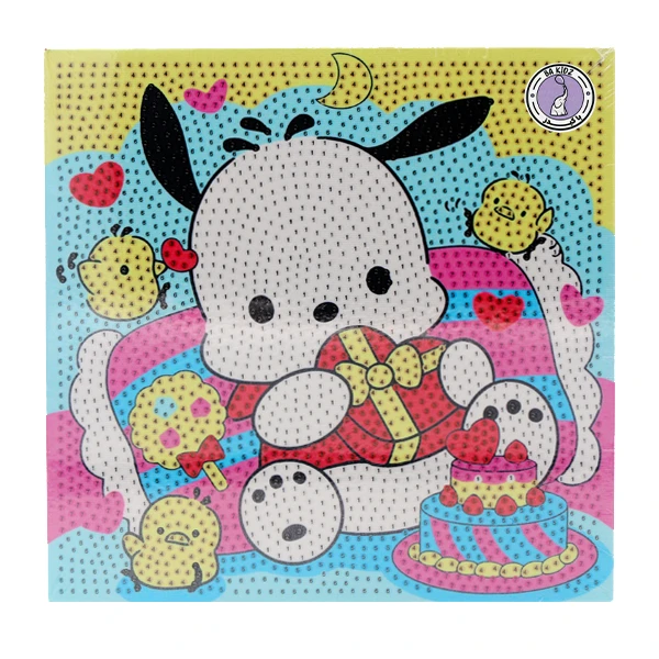 بازی آموزشی باکیدز مدل نقاشی الماسی پوکاچو و کیک