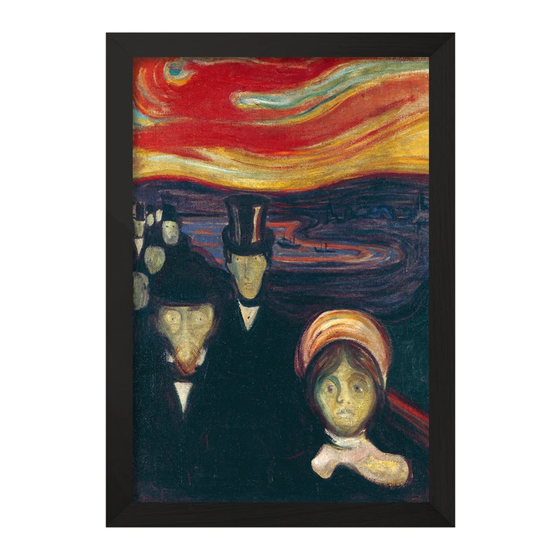 تابلو خندالو مدل نقاشی اضطراب ادوارد مونک کد F12490