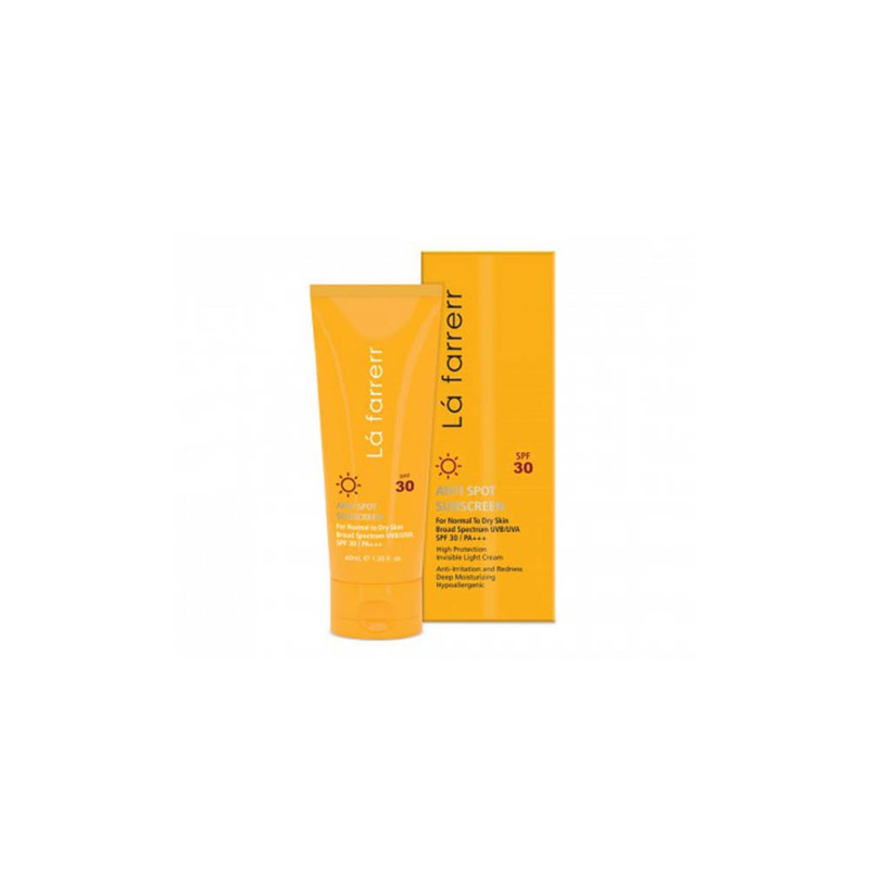 کرم ضد آفتاب بدون رنگ لافارر SPF 30 مدل 01 مناسب برای پوست های خشک حجم 40 میلیلیتر کرم ضد آفتاب بدون رنگ لافارر SPF 30 مدل 01 مناسب برای پوست های خشک حجم 40 میلیلیتر