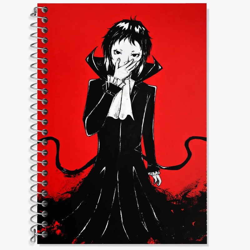 دفتر لغت 50 برگ خندالو مدل آکوتاگوا انیمه سگ های ولگرد بانگو کد 15667