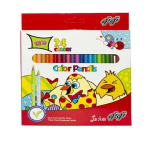 مداد رنگی 24 رنگ توتو کد 051
