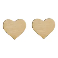 گوشواره طلا 18 عیار زنانه مایا ماهک مدل ME1178 طرح قلب