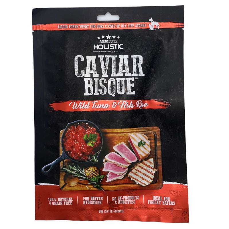سس غذای گربه و سگ مدل Holistic Wild Tuna & Caviar وزن 60 گرم بسته 5 عددی