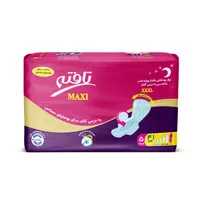 نوار بهداشتی بالدار تافته مدل Maxi ویژه شب سایز XXXL بسته 5 عددی