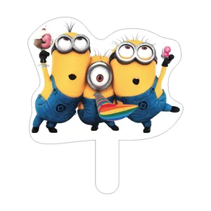 تاپر کیک طرح کارتنی مینیون ها کد 5