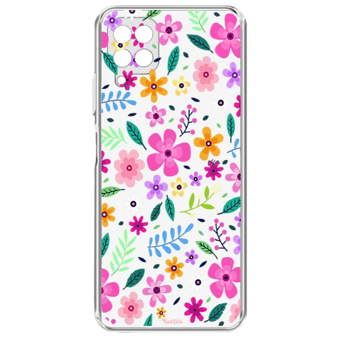 کاور طرح گل مناسب برای گوشی موبایل سامسونگ Galaxy A22 4G 