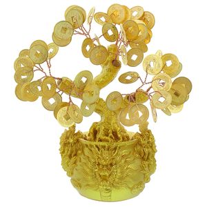 گلدان تزئینی مدل درخت ثروت فنگشویی