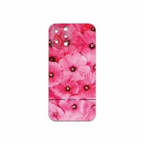 MAHOOT Pink-Flower Cover Sticker for Apple iPhone 12 Pro Max