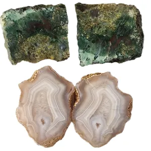 سنگ راف عقیق سلیمانی مدل S4 بسته 4 عددی