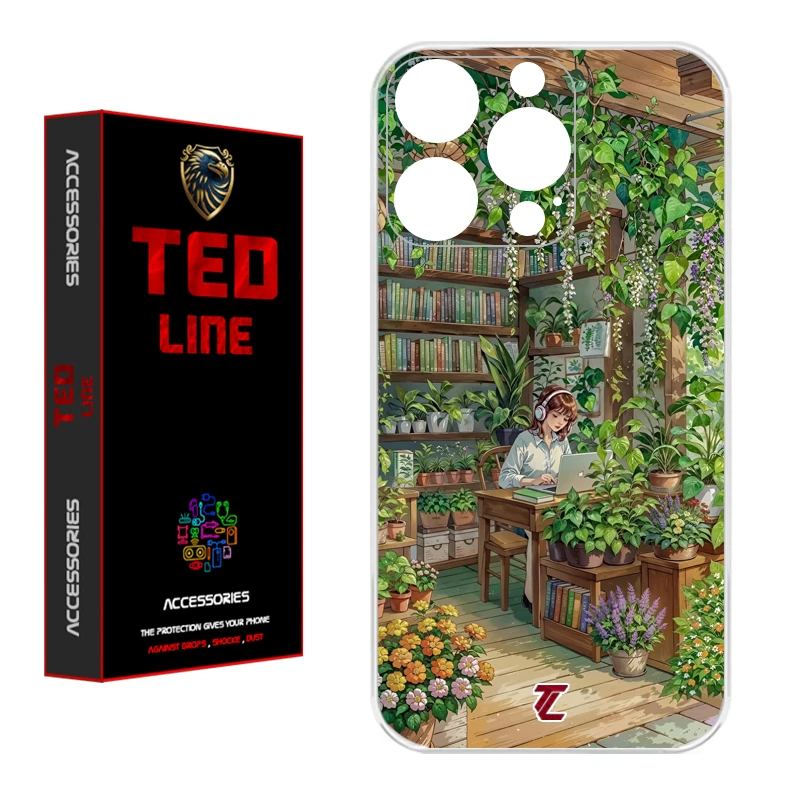 کاور تدلاین طرح دختر کد 1231 مناسب برای گوشی موبایل اپل Iphone 15 Pro