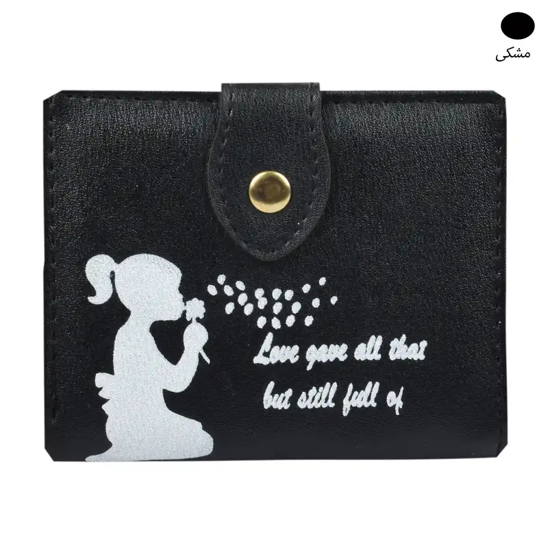 کیف پول زنانه مدل GIRL and FLOWER 8766