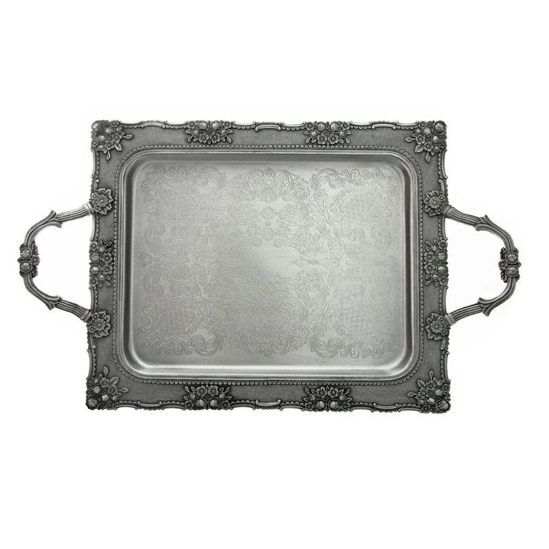 سینی پیتر پیوتر مدل گل رز مستطیل کد 8126