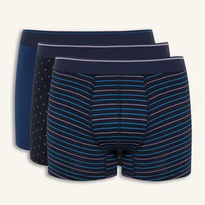 شورت باکسر مردانه دفکتو مدل DEF-657 بسته 3 عددی