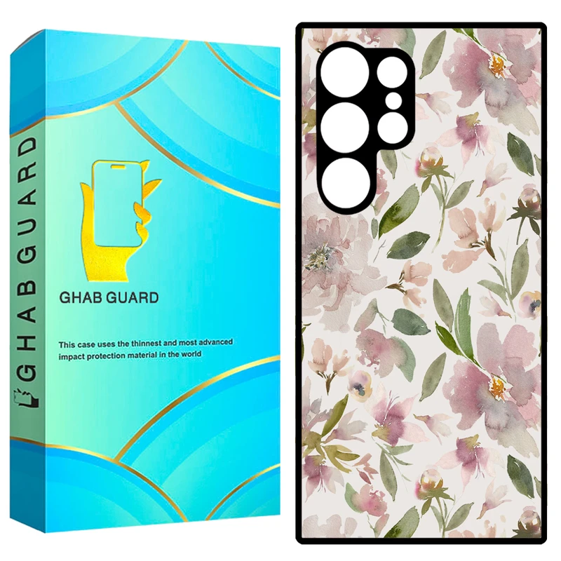 کاور قاب گارد طرح گل مدل GCHPS23U مناسب برای گوشی موبایل سامسونگ Galaxy S23 Ultra 5G
