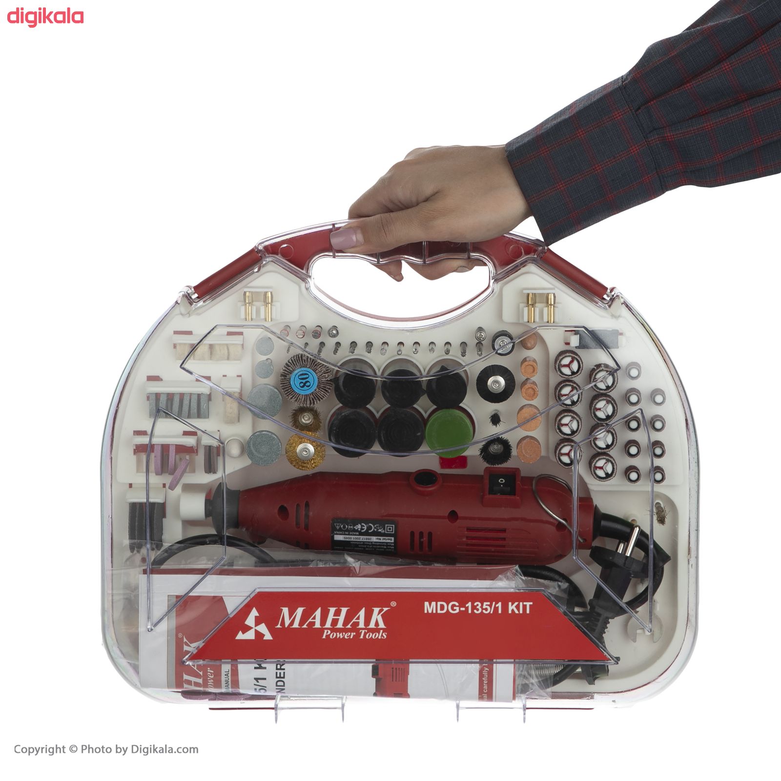 مجموعه 212 عددی فرز انگشتی محک مدل MDG-135-1