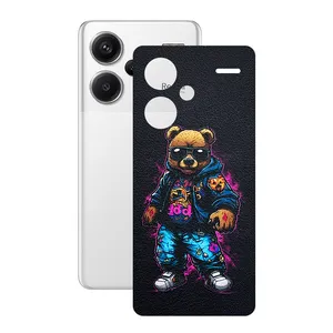 Remax cover sticker Leth model Sport bear design suitable for Xiaomi Redmi Note 13 Pro Plus mobile phone