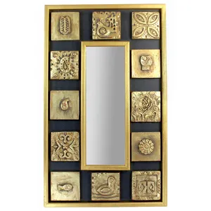 آینه مدل کاشی پازلی کد S