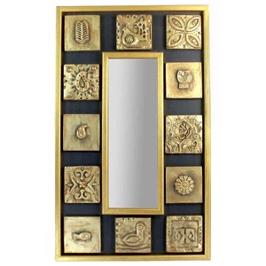 آینه مدل کاشی پازلی کد S