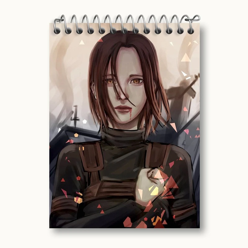 دفتر یادداشت 50 برگ خندالو مدل ساشا انیمه اتک آن تایتان Attack on Titan کد 18536