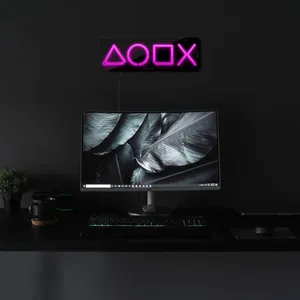 چراغ دیواری نئون دیزاین مدل Ps-Keys-BL_PN