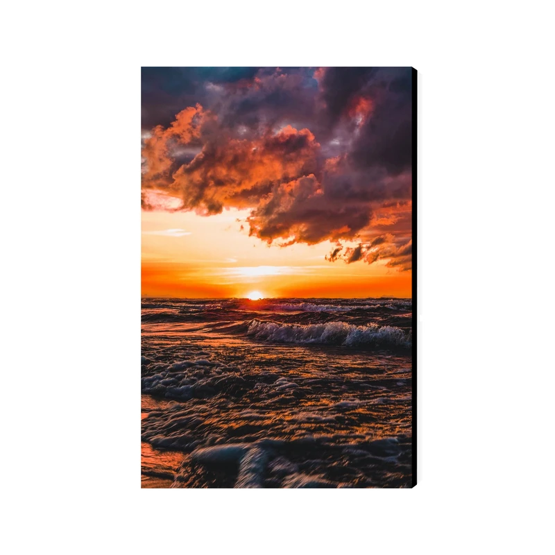 تابلو شاسی عرش مدل فانتزی منظره غروب آفتاب کد As5117