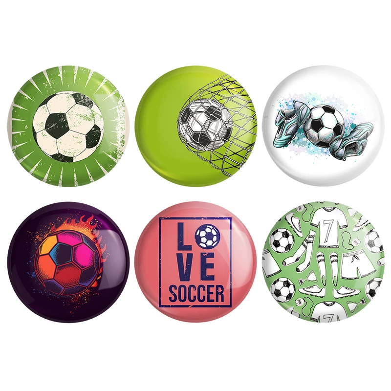مگنت خندالو طرح فوتبال Football کد 1662A مجموعه 6 عددی