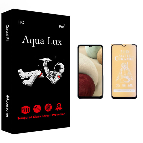 محافظ صفحه نمایش سرامیکی آکوا لاکس مدل +Pro مناسب برای گوشی موبایل سامسونگ Galaxy A12