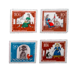 تمبر یادگاری مدل کارتونی کد aa-479 مجموعه 4 عددی