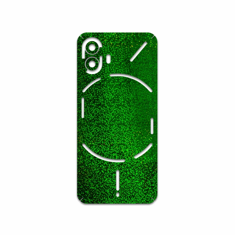 برچسب پوششی ماهوت مدل Green-Holographic مناسب برای گوشی موبایل ناتینگ Phone 2
