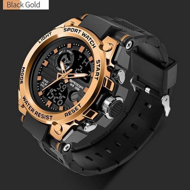 ساعت مچی دیجیتال مردانه مدل دوزمانه098 -  - 5