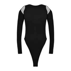 بادی آستین بلند زنانه مدل سیملس کد 2942