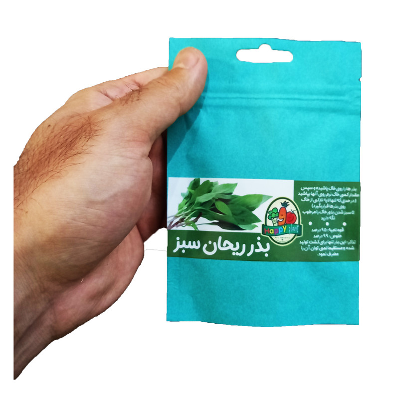 بذر ریحان سبز هپی پلنت مدل HP201