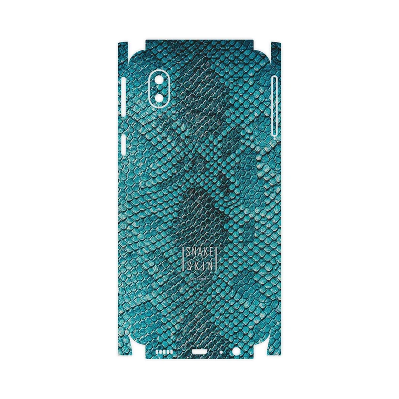 برچسب پوششی ماهوت مدل Blue Snake Skin-FullSkin مناسب برای گوشی موبایل سامسونگ Galaxy A01 Core