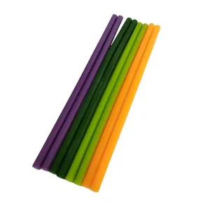 چسب حرارتی مدل رنگارنگ 4  قطر 7 میلیمتر بسته 8 عددی