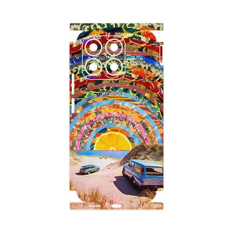 برچسب پوششی ماهوت مدل Collage of Orange Sky-FullSkin مناسب برای گوشی موبایل آنر X8b