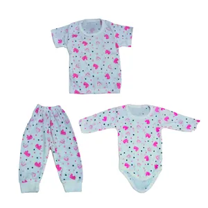 ست 3 تکه لباس نوزادی مدل 0010