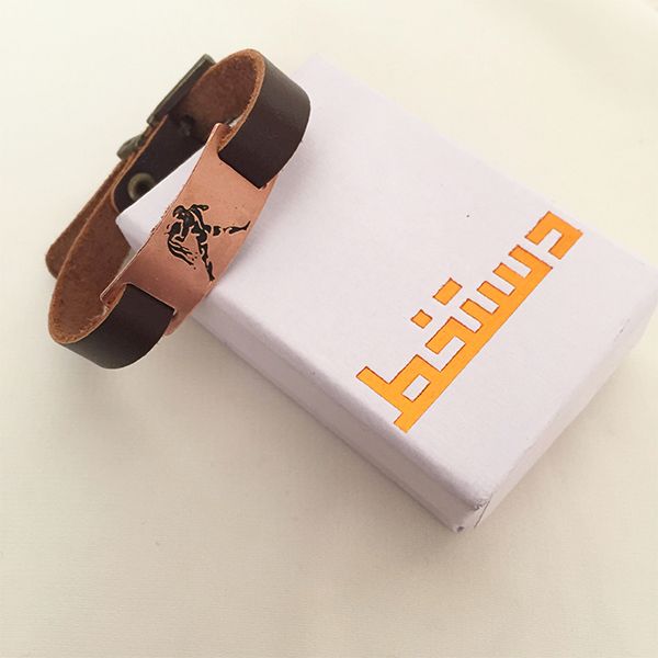 دستبند زنانه دستخط طرح ماه بهمن کد 240 -  - 4