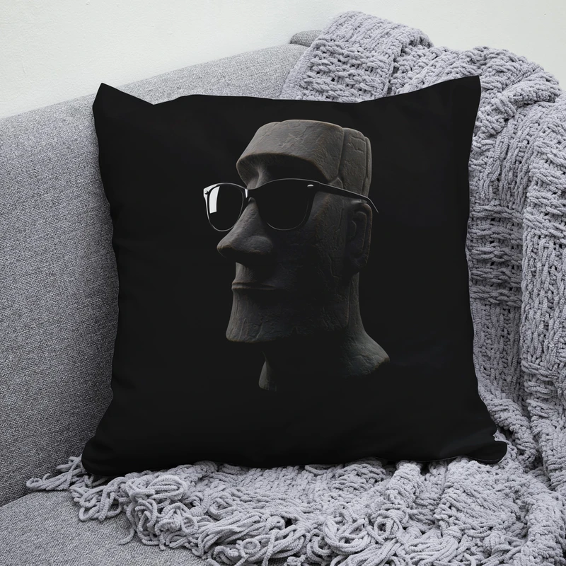 کوسن پاد آفرین مدل کاکا سنگی طرح عینک دودی کد  B1279