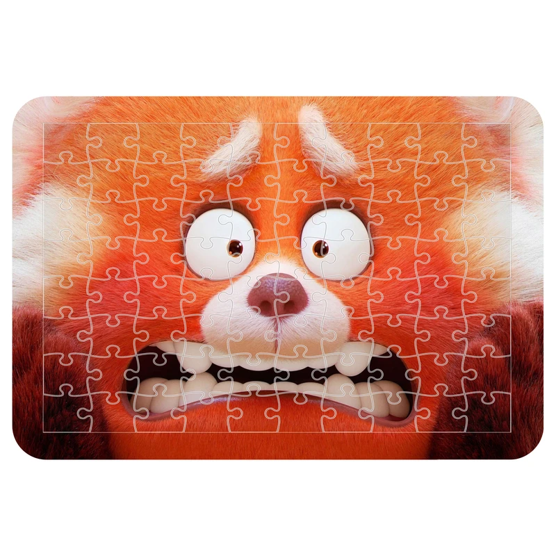 پازل 54 تکه اطلس آبی طرح کارتون قرمز شدن مدل P1834