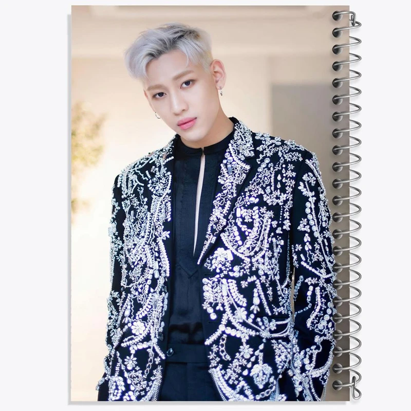 دفتر مشق 50 برگ خندالو مدل بم بم گروه گات سون GOT7  کد 11647