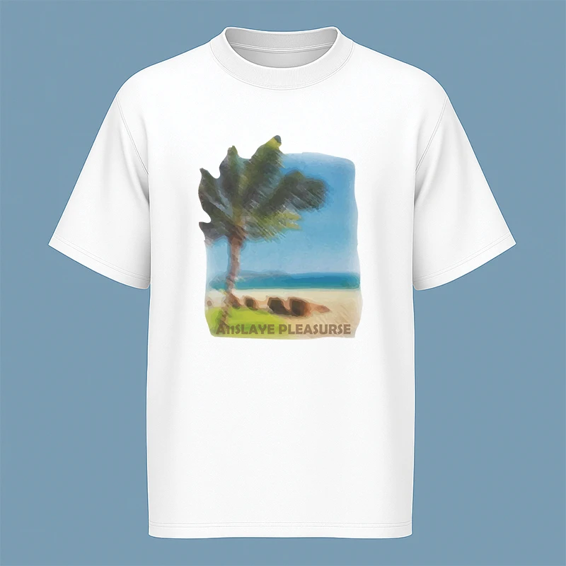 تی‌شرت آستین کوتاه مردانه مدل وینتیج ساحل c141