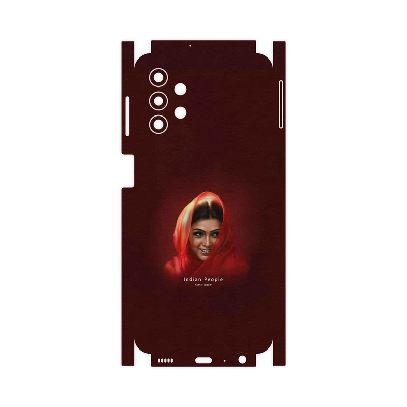 برچسب پوششی ماهوت مدل Portrait of an Indian Woman-FullSkin مناسب برای گوشی موبایل سامسونگ Galaxy A32 5G