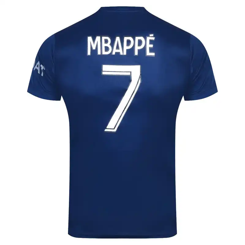 ست 5 تکه لباس ورزشی مردانه طرح پاریسن ژرمن مدل امباپه کد 2024