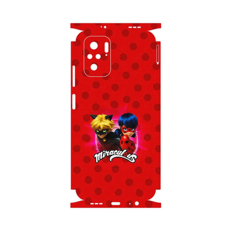 برچسب پوششی ماهوت مدل Ladybug and Cat Noir-FullSkin مناسب برای گوشی موبایل شیائومی Poco M5s
