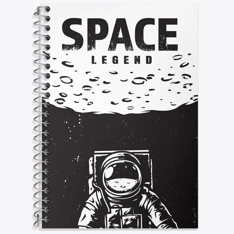 دفتر زبان 50 برگ خندالو مدل سه خط طرح فضایی کد F2292