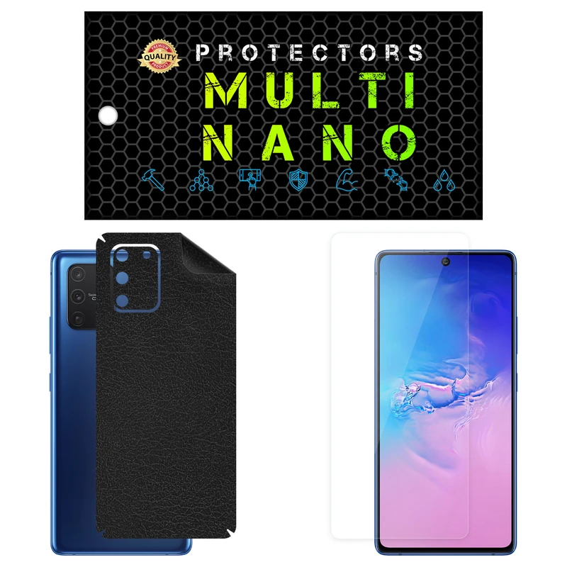 محافظ صفحه نمایش مولتی نانو مدل X-SFL مناسب برای گوشی موبایل سامسونگ Galaxy S10 Lite به همراه برچسب پوششی